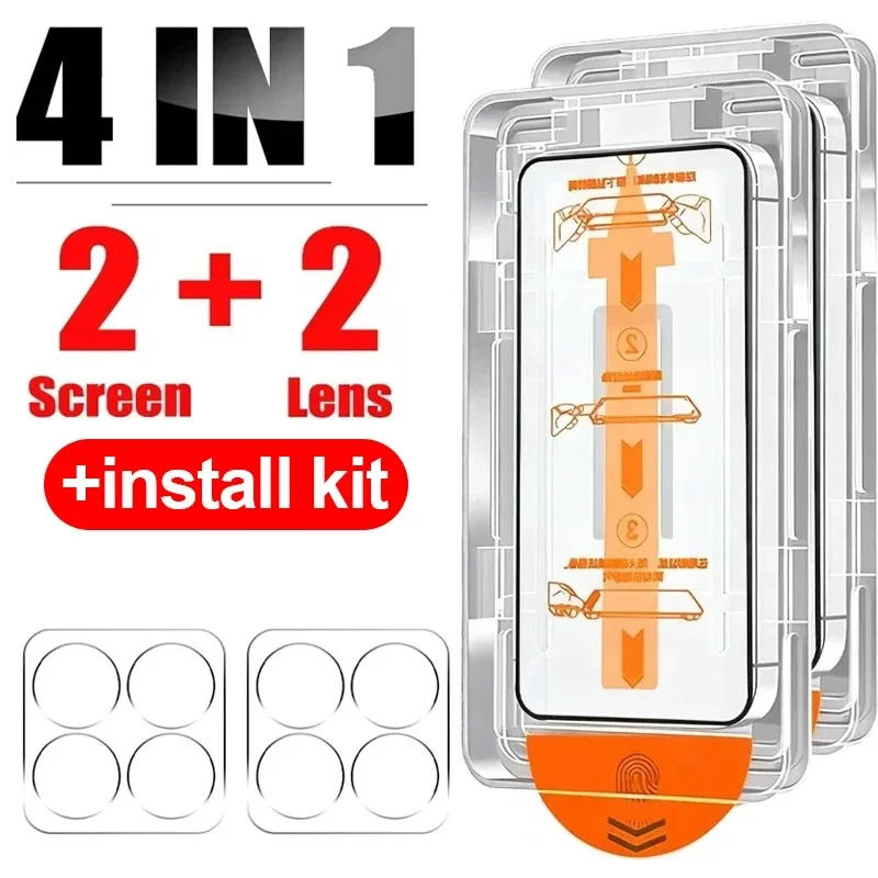 Photography Kit Xiaomi 15T Pro - Displayschutzfolien & Kameralinsen-Schutzfolie mit Einfach-Montage-Set 9H