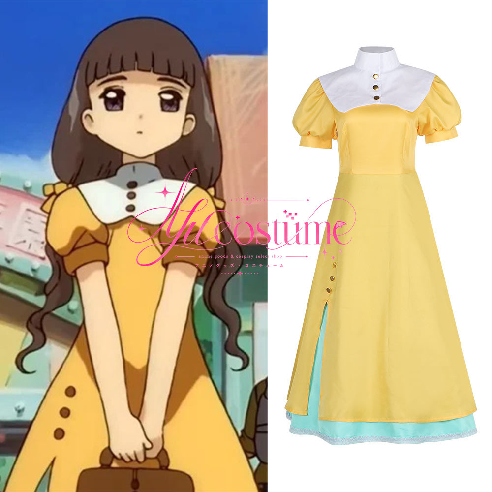 Photography Anime - Anime-Spiel Sakura Daidouji Tomoyo Cosplay-Kostüm Langes