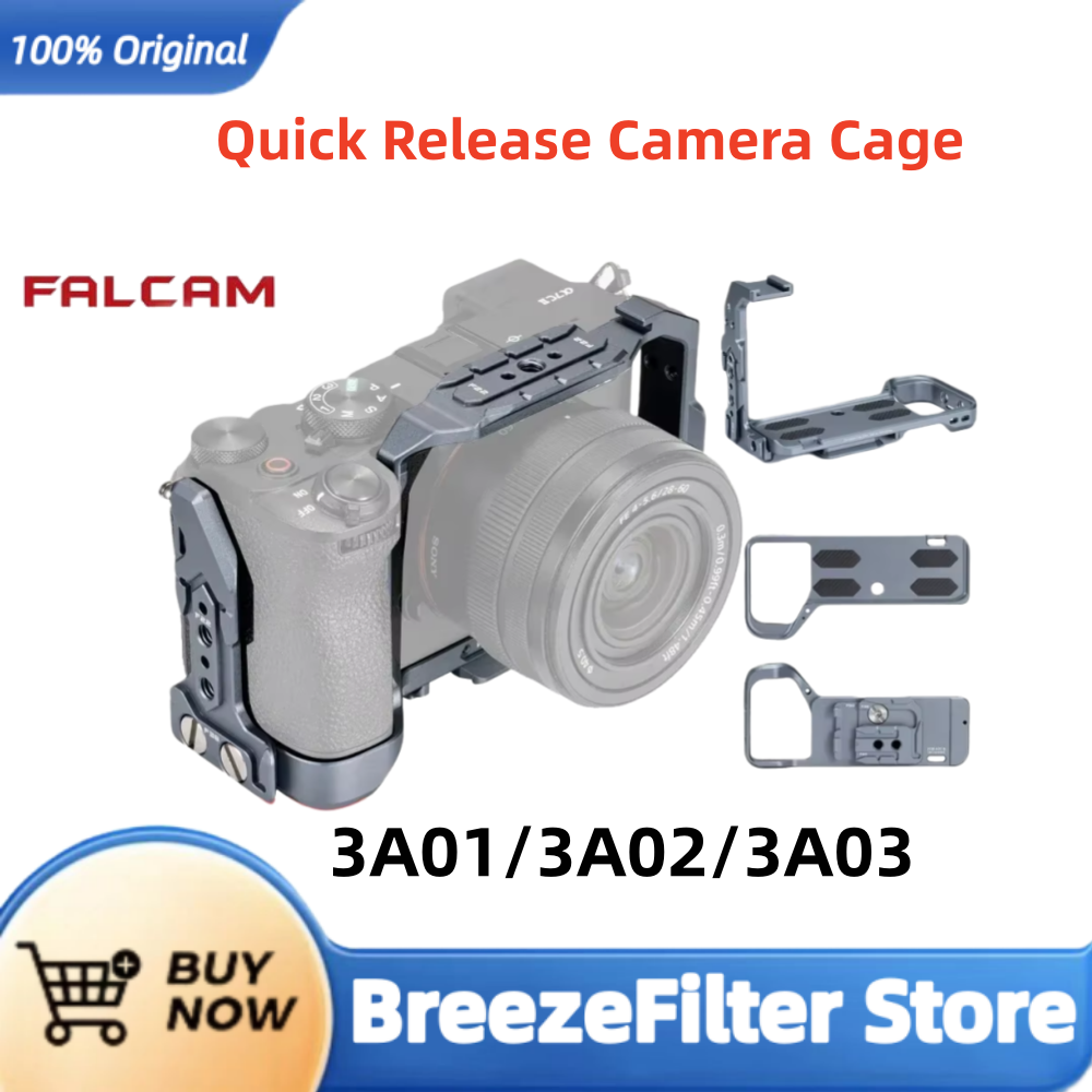 Camera Cage Baseplate - FALCAM F22&F38&F50 Schnellwechsel-Kamerakäfig, L-Halterung, L-Platte, Bodenplatte