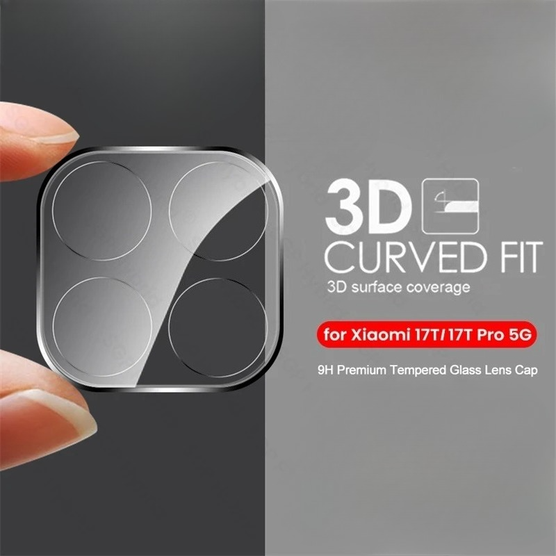 Photography Kit Xiaomi 15T Pro - 3PCS 3D Clear Crystal Anti-Scratch-Schutz aus