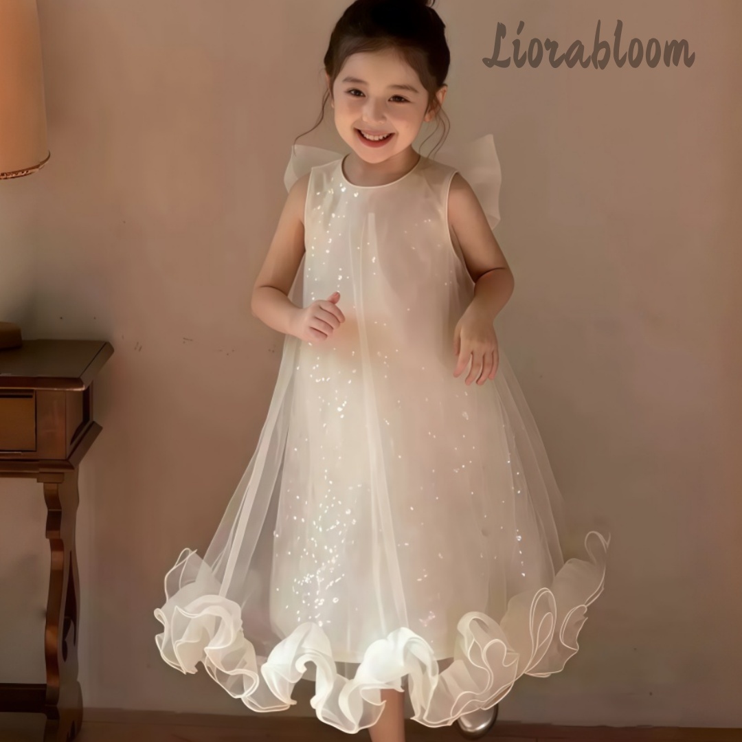 Photography Nature - Maßgeschneidertes Mädchen-Festkleid Funkelndes Tüllkleid für Mädchen