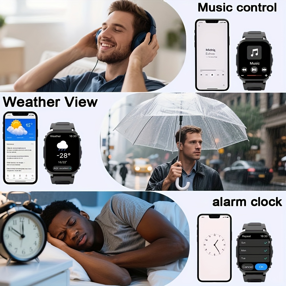 Smartwatch, 1,84-Zoll großer q – Photography Of A Man Bewertung und Preis