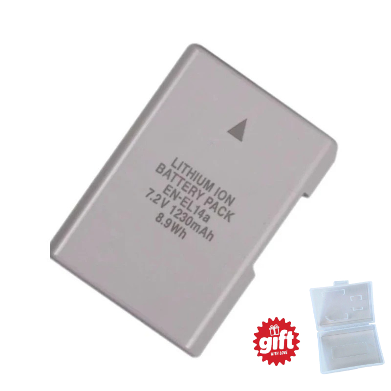 EN‑EL14A 1230mAh Kamera-Akku f – Nikon Camera D3500 Bewertung und Preis