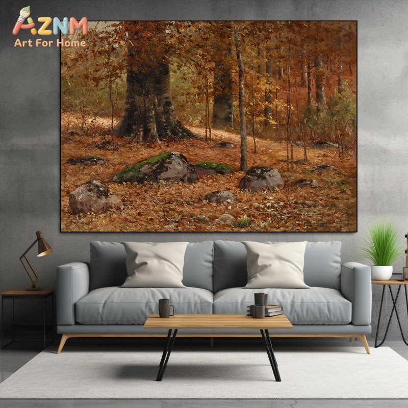 AZNM Vintage Herbst-Waldlandsc – Photography Nature Bewertung und Preis