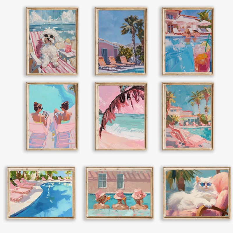 Vintage Girly Sommer-Pool-Part – Photography Nature Bewertung und Preis