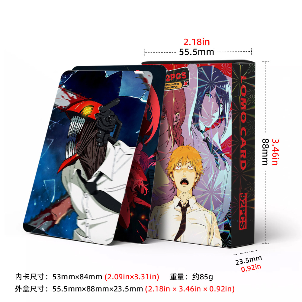 92 Kleine Karten Chainsaw Man  – Photography Paper Bewertung und Preis