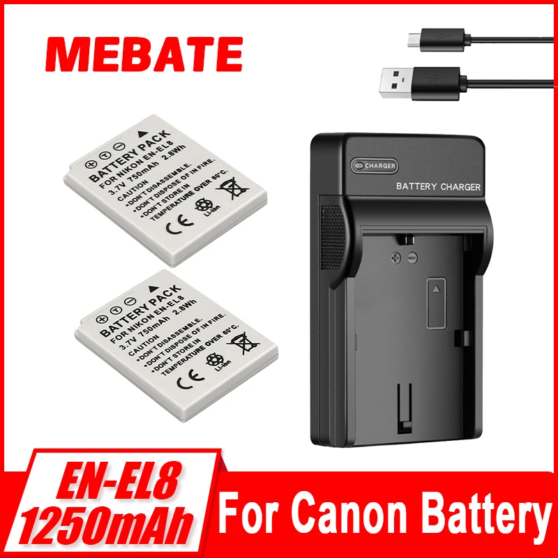 EL8 ENEL8 750mAh Kamera-Akku E – Nikon Camera D3500 Bewertung und Preis